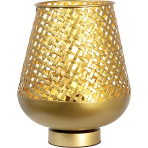 Madras Tafellamp 1 lichts 22x26 cm goud - Modern - WF Light