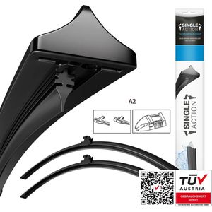 SingleAction Ruitenwissers | Ford Focus II, bj 07.2004 - 01.2006