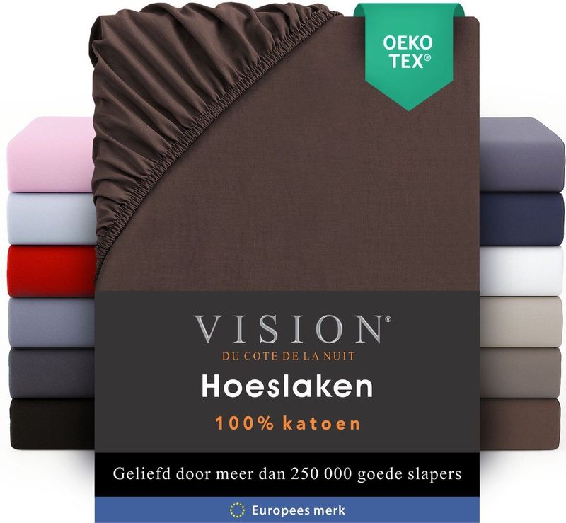 Hoeslakens - Katoen - Wit