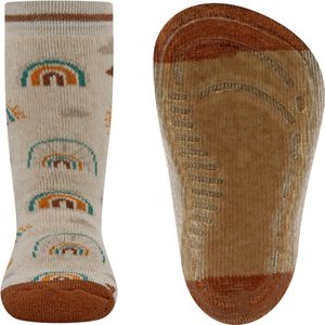 Ewers - Antislipsok - Beige/Lichtbruin - Siliconenzool - 27/28