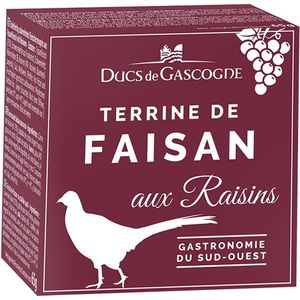 Ducs de Gascogne - Wildpate fazant met rozijnen 65 gram - Heerlijke Franse pate - broodbeleg