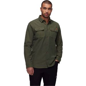 Mammut - Tamaro Overhemd - Groen - Biologisch Katoen - Lange Mouwen