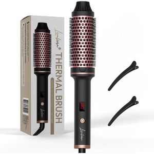 Livaliora® Thermal Brush 38 mm Keramische Warmteborstel - Fohnborstel - Krulborstel en Stijlborstel - Haarclips