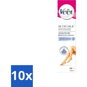 Veet Ontharingscrème Pure Normale Huid 100 ml - Bulkverpakking - 10 stuks
