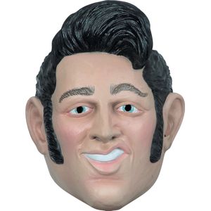 Partychimp Elvis Volledig Hoofd Masker Halloween Masker voor bij Halloween Kostuum Volwassenen Carnaval - Latex - One size