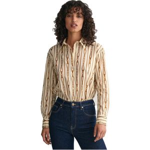 Gant - 4300241 - Overhemd - Beige - Lange Mouwen