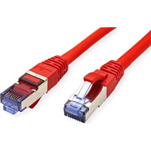 VALUE Patchkabel Kat.6A (Class EA) S/FTP (PiMF), LSOH, rood, 1,5 m