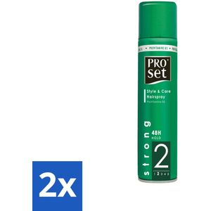 Proset - Haarspray - Sterk - 24 uur Werking - 300 ml - Voordeelverpakking - 2 stuks