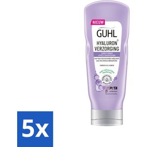 5 x Guhl - Conditioner - Hyaluron+ Verzorging - 200 ml - Haar Glans - Vegan Conditioner - Natuurlijke Ingrediënten