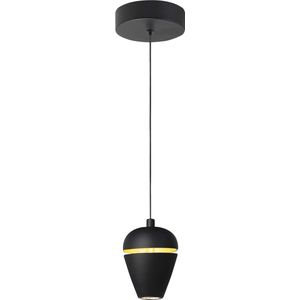 Highlight - Hanglamp Kobe 1 lichts Ø 12 cm zwart