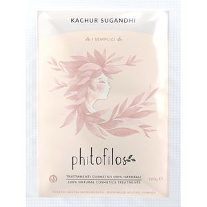 Phitofilos - Biologische Kachur Sugandhi Poeder - 100gr - Voor Krullend en Steil Haar