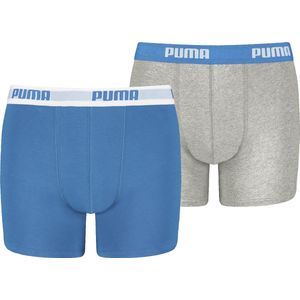 PUMA Boxershort Heren PUMA BASIC BOXER 2P - Blue / Grey