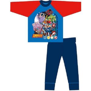 Marvel Avengers - Pyjama - 100% katoen - Kinderpyjama - Thanos - Maat 104/110