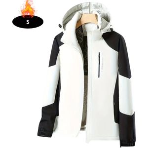 Livano Windjas Dames - Parka - Lente & Herfst - Jas - Volwassen - Windjack - Windbreaker - Outdoor - Wit - XS