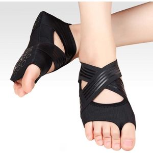 Een paar Fitness Soft-Soled lichtgewicht antislip yogaschoenen Five-finger dansschoenen, maat: 37 / 38 (zwart)