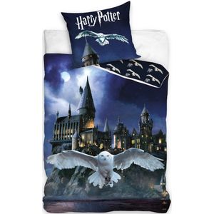 Harry Potter dekbedovertrek - Eenpersoons - 140 x 200 cm / 65 x 65 cm - Polycotton