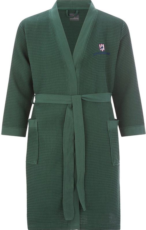 Jan Vanderstorm - ARETTI - Badjas - Donkergroen - Comfort Fit - 100% Katoen