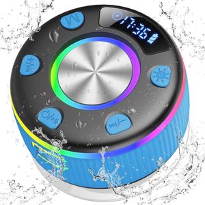 Draagbare Bluetooth Luidspreker met IPX7 Waterbescherming en LED verlichting voor Douche - Muziekbox