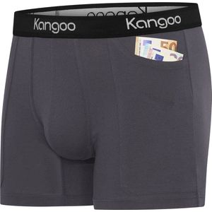Kangoo Underwear | Dé onderbroek met zakken | Grey & Black - M