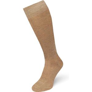 Bonnie Doon Tencel Kniekousen Heren Licht Bruin maat 39/42 - Licht, Ademend, Soepel - Kniesokken - Zeer Comfortabel en Zacht - Zakken niet af - Knie Kousen Business Line - Antibacteriële Werking - Milieubewust - Beige - Dark Sand - BL202501.207