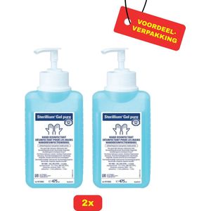 Hartmann Sterillium Pure Hand Gel met pompje - 2x 475 ml voordeelverpakking