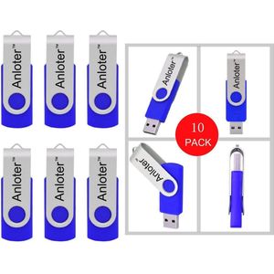 10 Pack Draaibare USB Flash Drive 32GB - Mooi Ontwerp en Eenvoudige Opslag