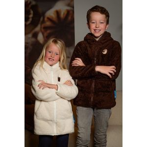 Knuffle Fleece Sweater® - Premium kwaliteit, warm & superzacht - Fleece trui gemaakt van 100% duurzame Knuffle Fleece Fabric® - Uit een review: ""Je gaat van deze sweater houden!"" - In 3 kleuren, vanaf maat 122 tm XL - Dit is Wit, maat 128/134