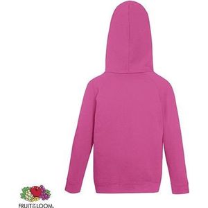 Fruit of the Loom Kids hoodie - Maat 116 - Kleur Fuchsia