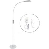 PLATINET PFLU19AW - LED Staand Lamp Op Vloer met Afstandsbedienin - 9 - Wit