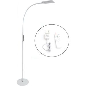 PLATINET PFLU19AW - LED Staand Lamp Op Vloer met Afstandsbedienin - 9 - Wit