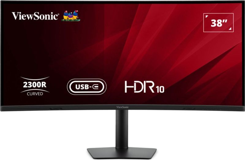 ViewSonic VA3820C - Curved Monitor - 38 inch - UWQHD+ - 21:9 - USB-C Hub