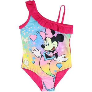 Disney Minnie Mouse Badpak - Donkerroze - Zeemeermin - Maat 98/104