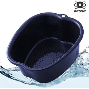 Ketchy | Voetenbaden voor Voetenbad | Producten | Pedicure | Zwembad | Voetbad | Cadeau | Geschikt voor Voetenbadzout en Voetenbadproducten | Voetbadje als Teil | Kunststof | Voetenbad | Ontspan je voeten