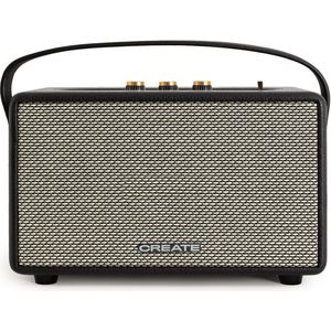 CREATE - Retro Draagbare Luidspreker - Groot - Bluetooth 5.2 - USB en AUX