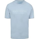 Marc O'Polo - T-Shirt Logo Lichtblauw - Heren - Maat 3XL - Regular-fit