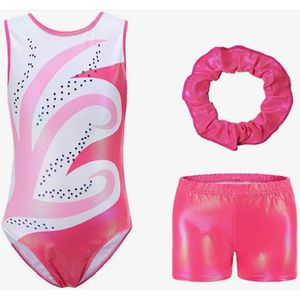 Turnsetje Loïs - roze - maat 134/140