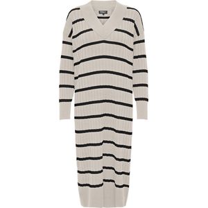 ONLY ONLNEW TESSA L/S MIDI V DRESS KNT NOOS Dames Jurk - Maat S