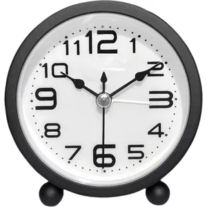 Stille wekker quartz uurwerk batterij wekker thuis bureautafel - color- white - online kopen? | Korting tot 36