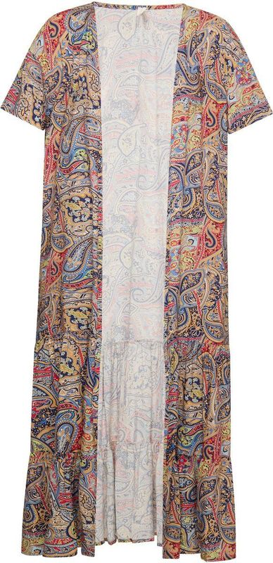 usha - Kimono - Bunt - Paisley-Print