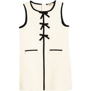 Onder knielengte Gilet-jurk Midikleid