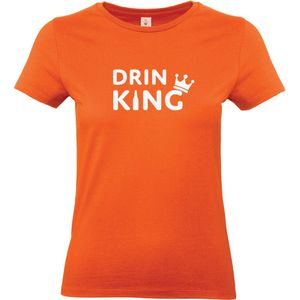 Koningsdag - Shirt - Drinking - Dames - Maat L