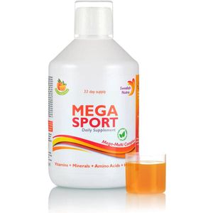 ProAthlete Formula Sport– Vloeibare Multivitamine -147 Actieve Ingrediënten- Energie- Spierherstel-Immuunsysteem- Met Ginseng & IJzer-BCAA’s & Superfoods-Vegan-Aminozuren-Magnesium & Vitamine B-500 ml