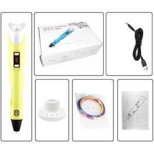 Smart Doodle 3D-printpen voor kinderen - Geel