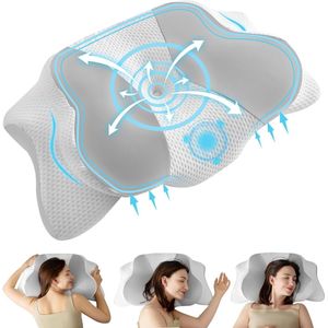 Ergonomisch Hoofdkussen - Memory Foam - Voor Rug-, Buik- en Zijslapers - Orthopedische Kussens