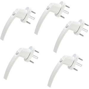 SOTECH - Raamgreep - Wit - Aluminium/Kunststof - 5 Stuks