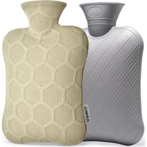 Warmwaterkruik voor Pijnverlichting en Menstruatiekrampen - 1,8 Liter - Duurzaam en Veilig