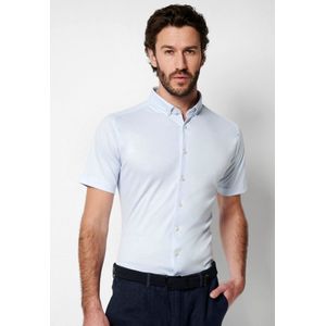 Desoto - Overhemd Korte Mouw Lichtblauw 051 - Heren - Maat 3XL - Slim-fit