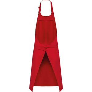 Schort/Tuniek/Werkblouse Unisex One Size Kariban Red 100% Katoen