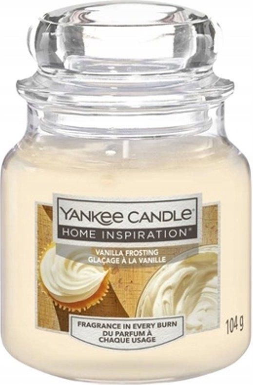 Yankee Candle - Vanille Frosting - Kleine Pot - Cream - 104g - 20-30 uur brandtijd