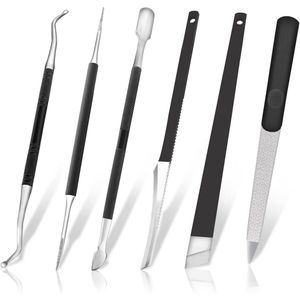 Pedicure Set voor Ingegroeide Teennagels - 6-delige Professionele Gereedschappen